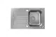 Hansgrohe-HG-S44-S440-F342-79-Einbauspuele-342-mit-Abtropfflaeche-kurz-und-automatischer-Ablaufgarnitur-Edelstahl-43368800 gallery number 1
